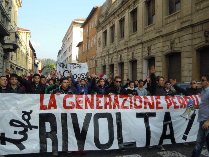 Ascoli: Blocco Studentesco, oggi in corteo insieme a 500 studenti in rivolta