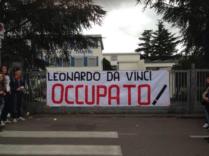 Viterbo: Blocco Studentesco, prosegue l’occupazione dell’Istituto Da Vinci. «Complimenti dei docenti per nostra gestione».