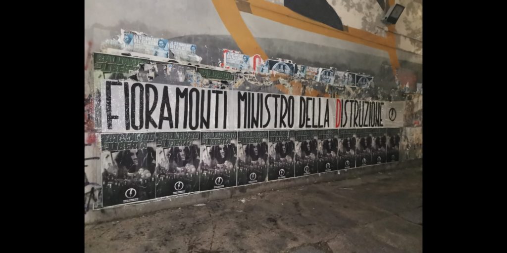 blocco studentesco azione contro ministro lorenzo finamonti greta ambiente distruzione roma