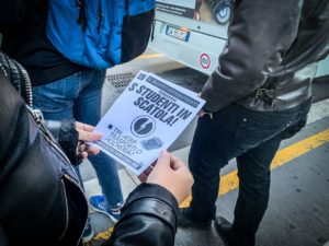 blocco studentesco pordenone 29 settembre protesta bus 2