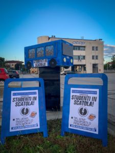 blocco studentesco pordenone 29 settembre protesta bus 3