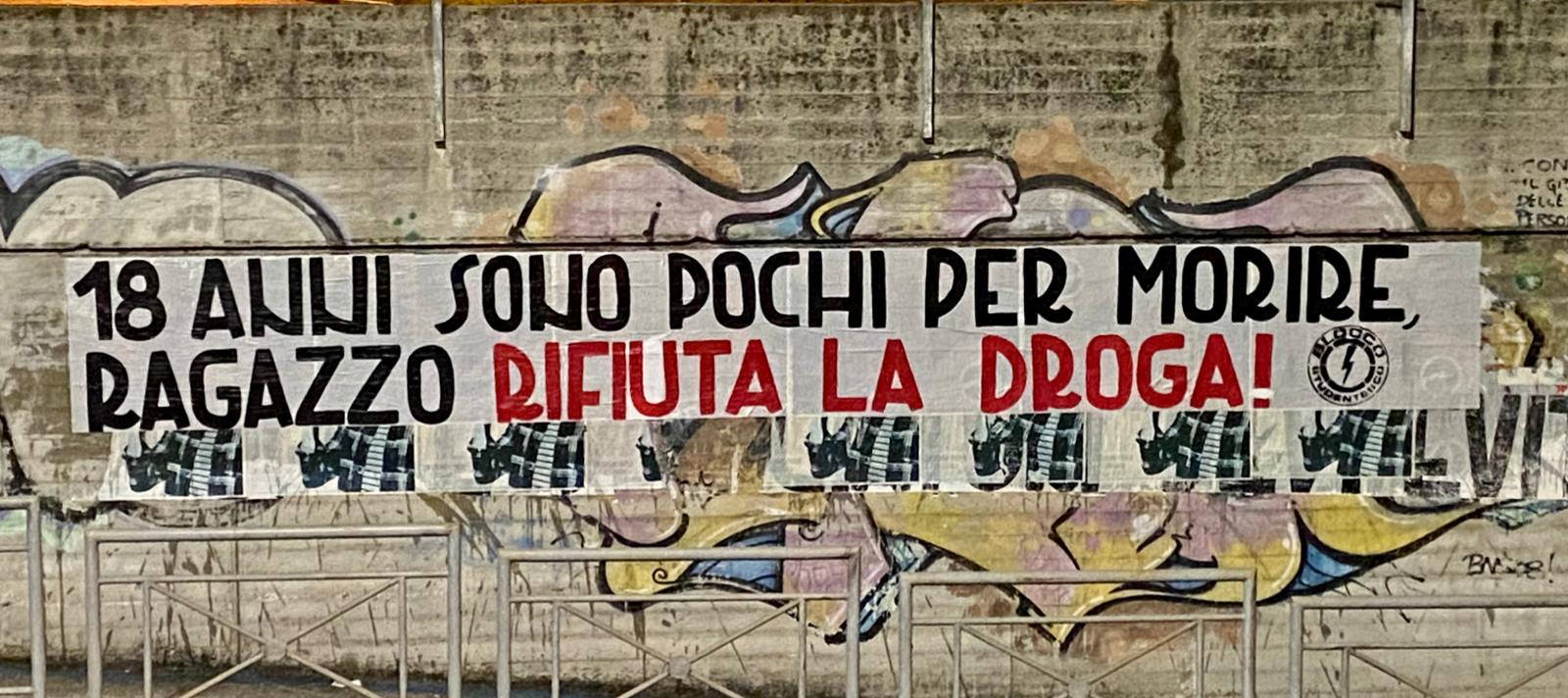 BLOCCO STUDENTESCO TERNI: “RAGAZZO, RIFIUTA LA DROGA”