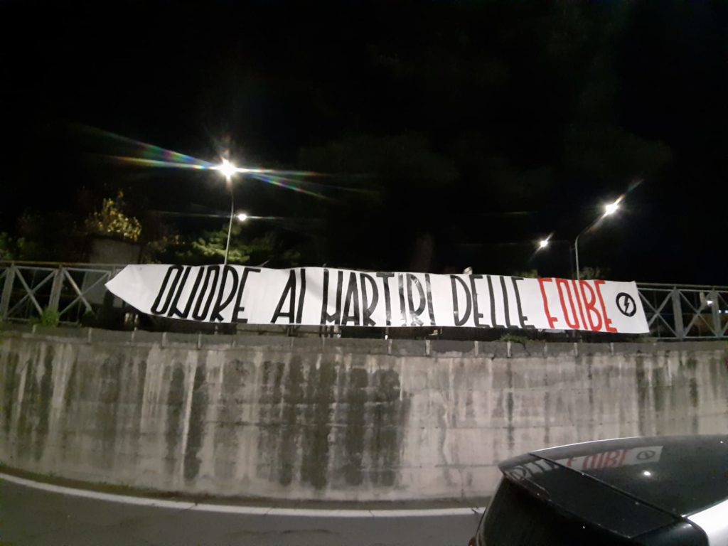 blocco studentesco 10 febbraio 2021 onore ai martiri delle foibe catania