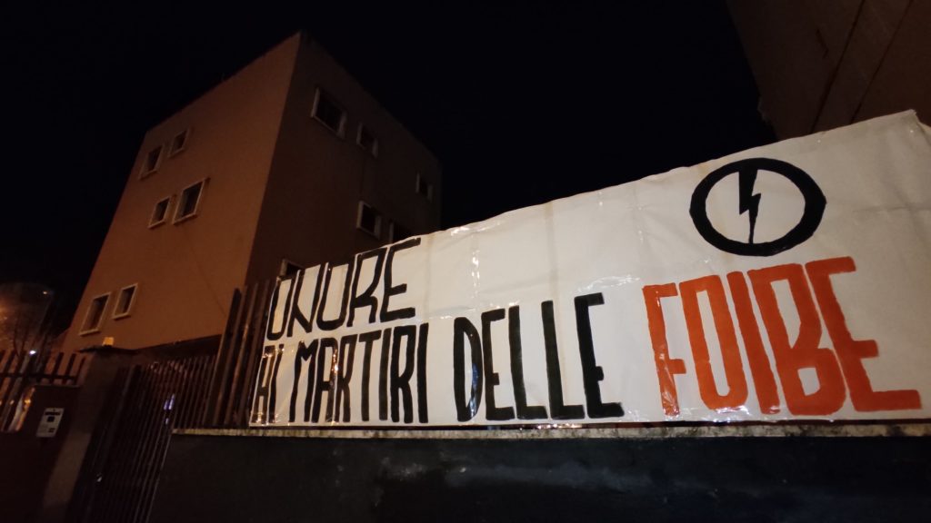 blocco studentesco 10 febbraio 2021 onore ai martiri delle foibe latina