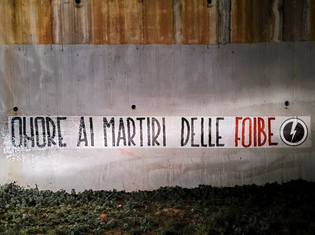 blocco studentesco 10 febbraio 2021 onore ai martiri delle foibe lecce