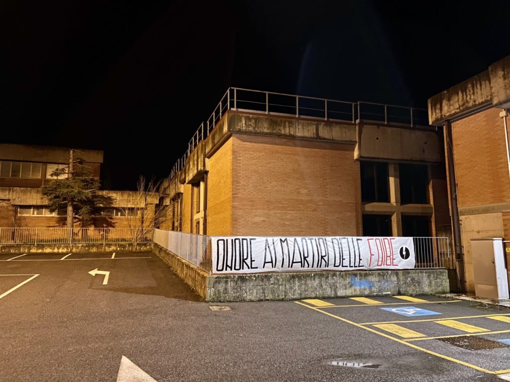 blocco studentesco 10 febbraio 2021 onore ai martiri delle foibe montepulciano