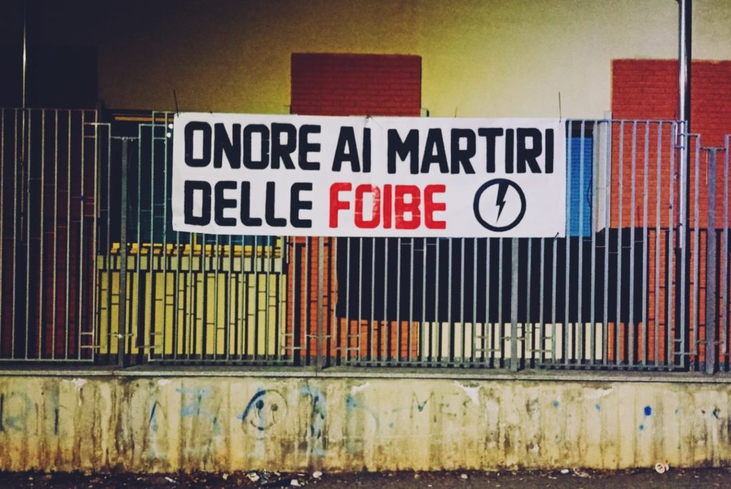 blocco studentesco 10 febbraio 2021 onore ai martiri delle foibe novara