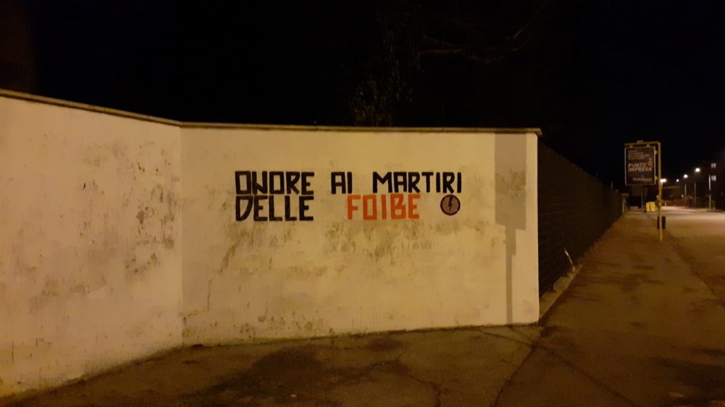 blocco studentesco 10 febbraio 2021 onore ai martiri delle foibe vicenza