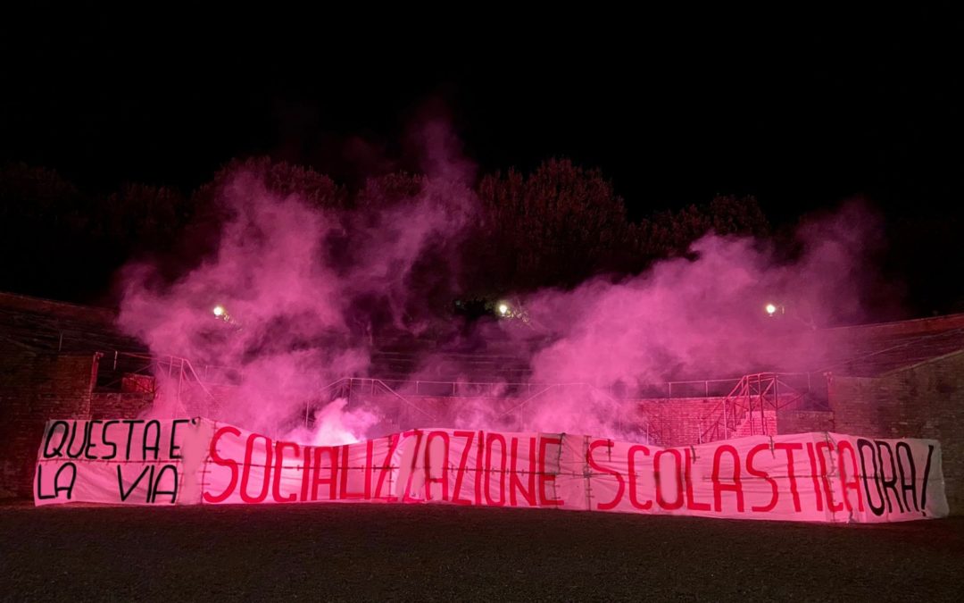 BLOCCO STUDENTESCO SIENA: QUESTA È LA VIA. SOCIALIZZAZIONE SCOLASTICA ORA!