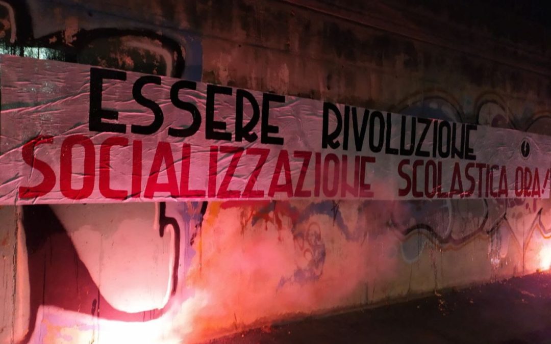 BLOCCO STUDENTESCO TERNI: SOCIALIZZAZIONE SCOLASTICA ORA!