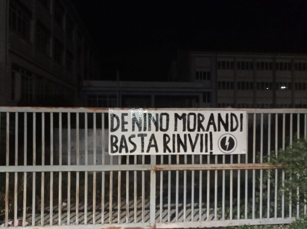 blocco studentesco sulmona 15 settembre 2021 de nino morandi basta rinvii