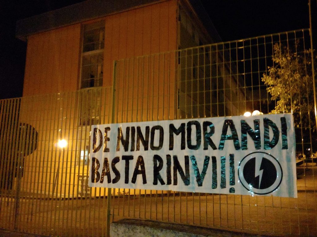 blocco studentesco sulmona 15 settembre 2021 de nino morandi basta rinvii 2