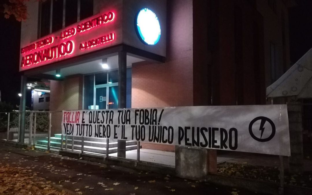 BLOCCO STUDENTESCO BERGAMO ESPRIME SOLIDARIETÀ AGLI STUDENTI DELL’ISTITUTO AERONAUTICO LOCATELLI